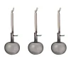 Décorations De Noël|Décorations De Pâques<Iittala Pomme en verre Ø6 cm, lot de 3, Gris