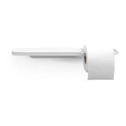 Porte Papier Toilette<Brabantia Porte rouleau papier toilette avec étagère MindSet, Mineral Fresh White
