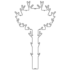 Cintres & Portants<Maze Porte-manteau Tree, noir