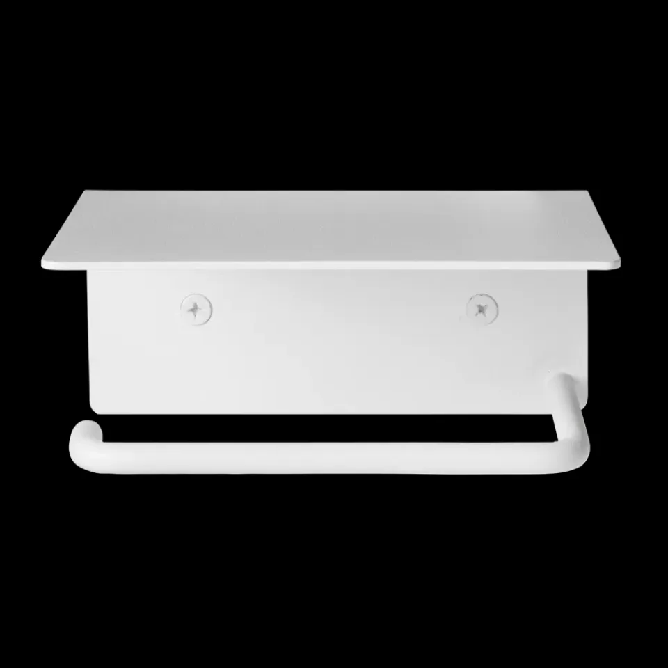 Porte Papier Toilette<Ferm Living Porte-papier toilette Dora avec étagère, White