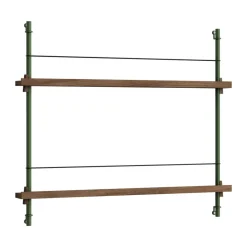 Porte-Revues<MOEBE Porte-revues , Smoked oak-green