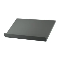 Porte-Revues<String Porte-revues bois, Gris foncé, 58x30 cm