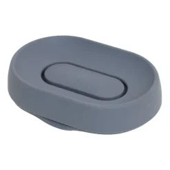 Pompes À Savon & Porte Savons<Bosign Porte-savon silicone avec égouttoir dissimulé large, Graphite
