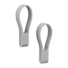 Porte-Serviettes & Anneaux<Zone Denmark Porte-serviettes magnétique Loop, Lot de 2, Gull grey