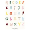Posters|Accessoires Pour Chambre D'Enfants<Paper Collective Poster Alphabet Spaghetti ENG Multi-colour, 70x100 cm