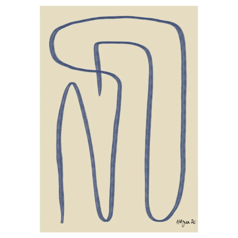 Posters<Paper Collective Poster Different Ways bleu, 50x70 cm