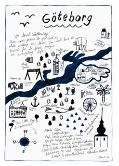 Posters<Fine Little Day Poster Göteborg, 50x70 cm