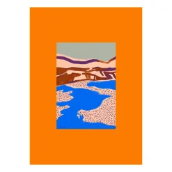 Posters<Paper Collective Poster Orange Landscape, 50x70 cm