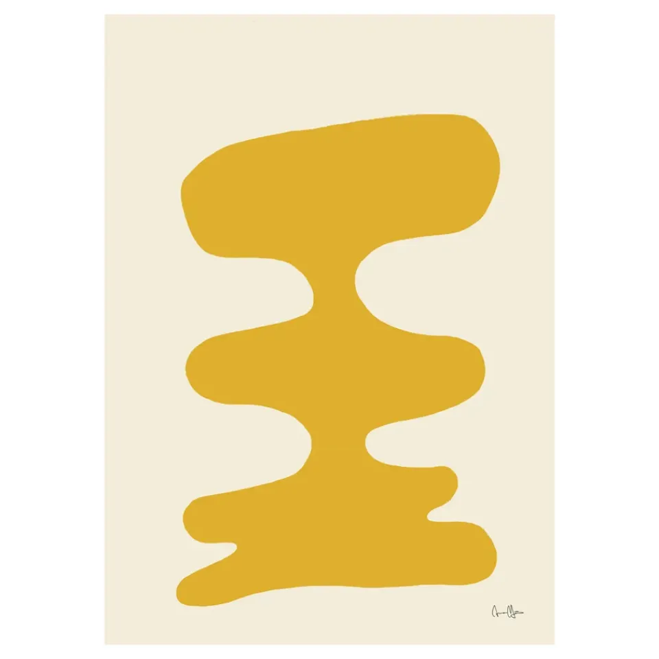 Posters<Paper Collective Poster Soft Yellow, 30x40 cm