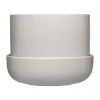 Cache-Pots<Iittala Pot avec soucoupe Nappula Ø17 cm h13 cm, Gris clair