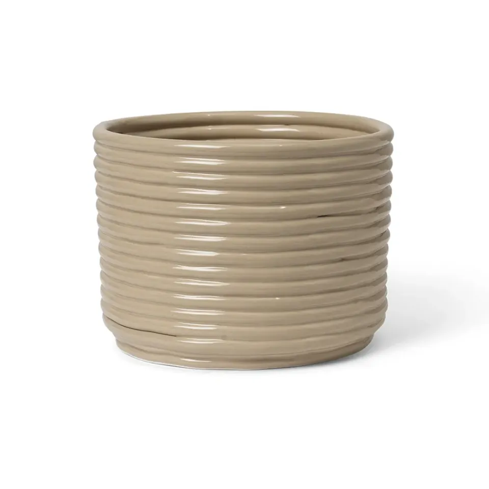 Cache-Pots<Ferm Living Pot Corduroy Ø20x15 cm, Cashmere