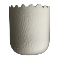 Cache-Pots<DBKD Pot de mur Flowery 24 cm, Crème