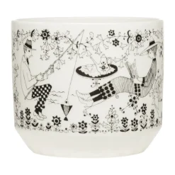 Cache-Pots<Arabia Pot Emilia Ø14 cm, Noir-blanc