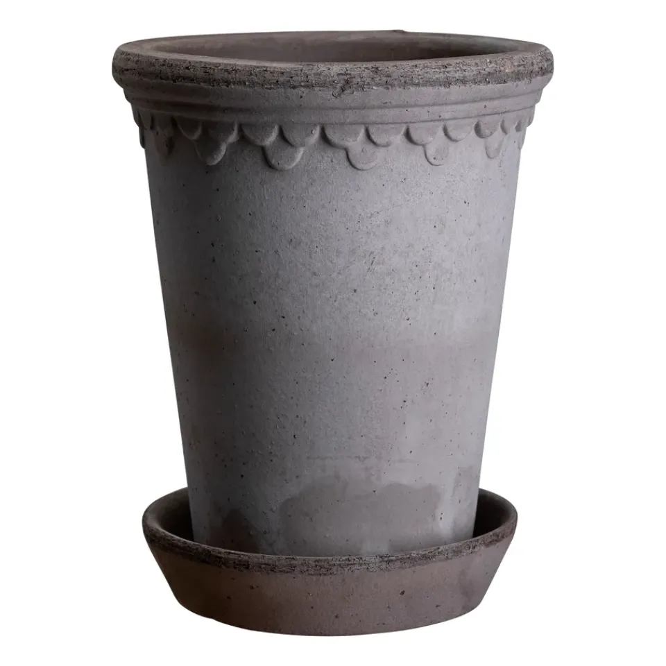 Cache-Pots<Bergs Potter Pot haut Københavner Ø14 cm, Gris