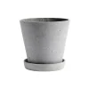 Cache-Pots<HAY Pot Flowerpot with saucer XXL Ø26 cm, Gris