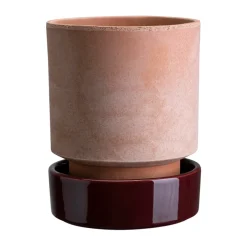 Cache-Pots<Bergs Potter Pot Hoff, Ø16 cm, Raw Rosa-Deep Burgundy