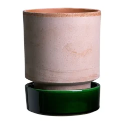 Cache-Pots<Bergs Potter Pot Hoff, Ø18 cm, Raw Rosa-Emerald Green