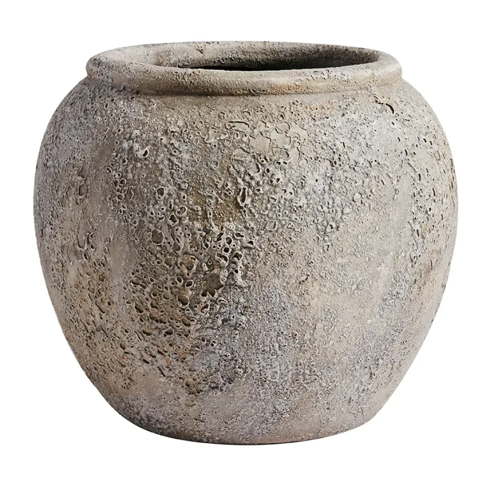 Cache-Pots<MUUBS Pot Luna h25cm Ø29 cm, Gris