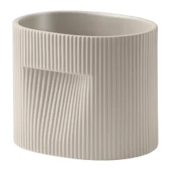 Cache-Pots<Muuto Pot Ridge 15 cm, Beige