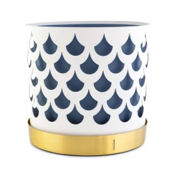 Cache-Pots<KLONG Pot Trio drop, grand Ø28 cm, Blanc