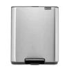 Poubelles À Pédale<Brabantia Poubelle à pédale Bo 12 L, Matt Steel Fingerprint Proof