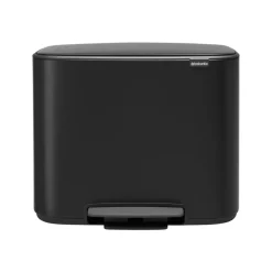 Poubelles À Pédale<Brabantia Poubelle à pédale Bo 3x11 l, noir mat