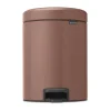 Poubelles À Pédale<Brabantia Poubelle à pédale New Icon 5 litres, Satin Taupe