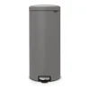 Poubelles À Pédale<Brabantia Poubelle à pédale New Icon 30 litres, Mineral concrete grey