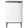Corbeilles À Papier & Poubelles<Brabantia Poubelle Bo touch high 60 L, Blanc