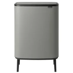 Corbeilles À Papier & Poubelles<Brabantia Poubelle Bo touch high 2x30 L, Mineral concrete grey