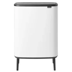 Corbeilles À Papier & Poubelles<Brabantia Poubelle Bo touch high 2x30 L, Blanc