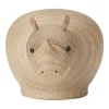 Figurines En Bois<Woud Rhinocéros en bois Rina, Small