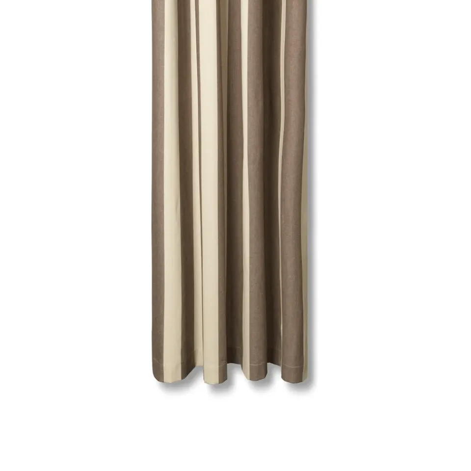 Rideaux De Douche<Ferm Living Rideau de douche Chambray, Carob brown-parchment