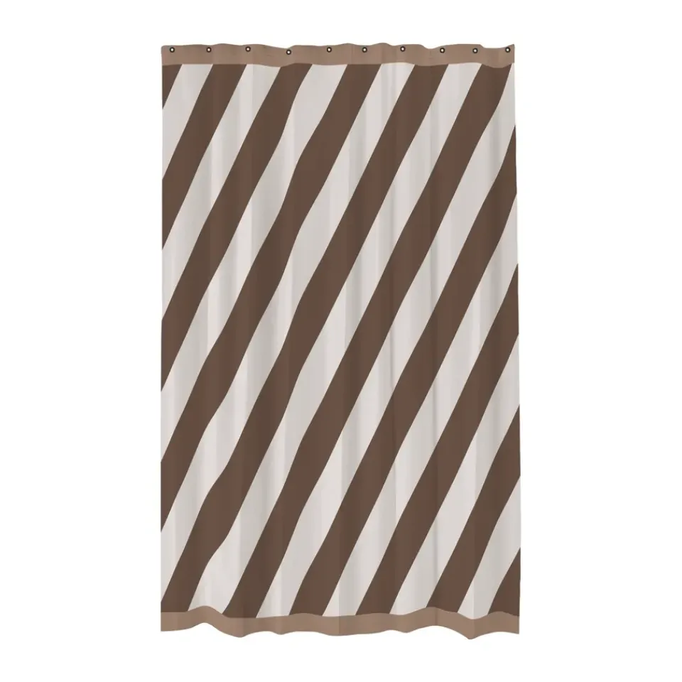 Rideaux De Douche<Mette Ditmer Rideau de douche Diagonal 150x200 cm, Chocolat