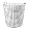 Paniers De Rangement<KORBO Sac pour panier à linge , blanc 65 L