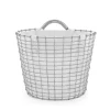 Paniers De Rangement<KORBO Sac pour panier 24, blanc