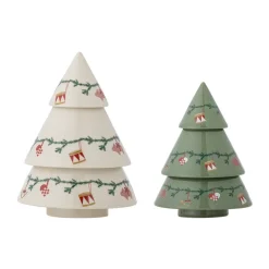 Décorations De Noël<Bloomingville Sapin décoratif Yule, 2 pièces, Beige-vert