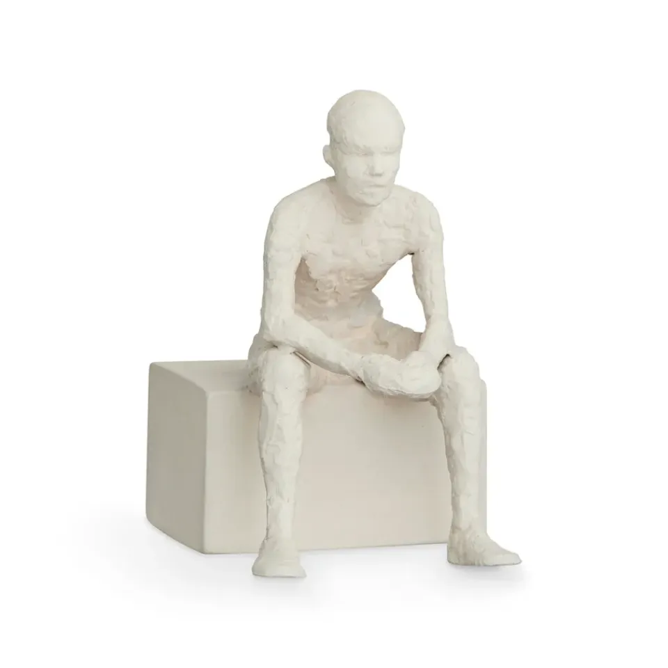 Sculptures & Figurines En Porcelaine<Kähler Sculpture avec message Character, The reflective one