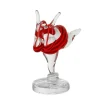 L'Art Du Verre<Kosta Boda Sculpture en verre KE Badlycka, Rouge