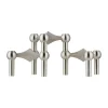 Bougeoirs<STOFF Nagel bougeoir lot de 3, Chrome brossé
