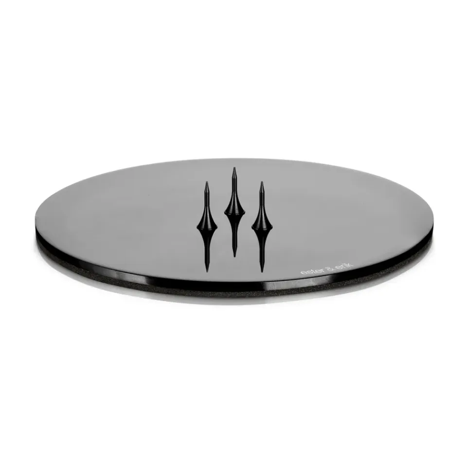 Photophores<Ester & erik Support pour bougies Ø9 cm brillant, Noir