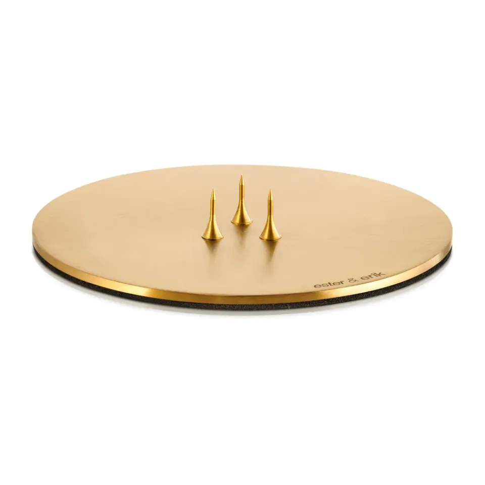 Photophores<Ester & erik Support pour bougies Ø9 cm mat, Or