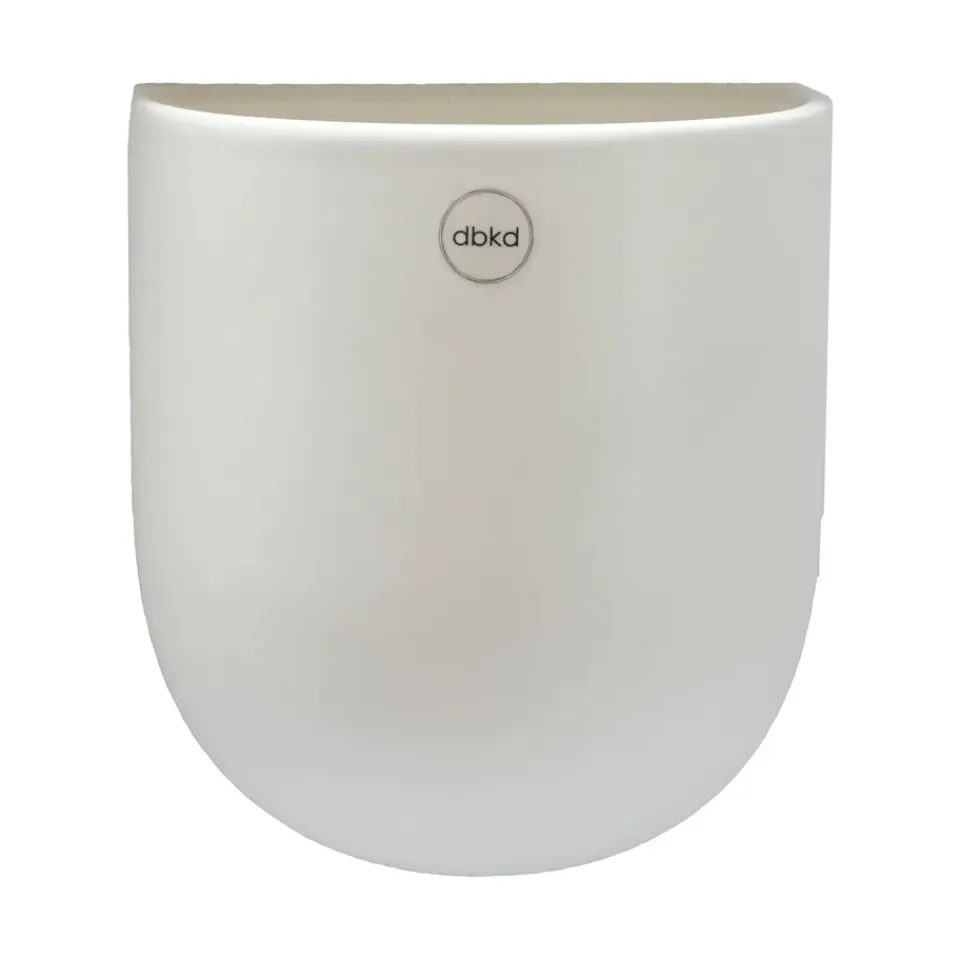 Cache-Pots<DBKD Suspension pot de fleur blanc Cut, Large