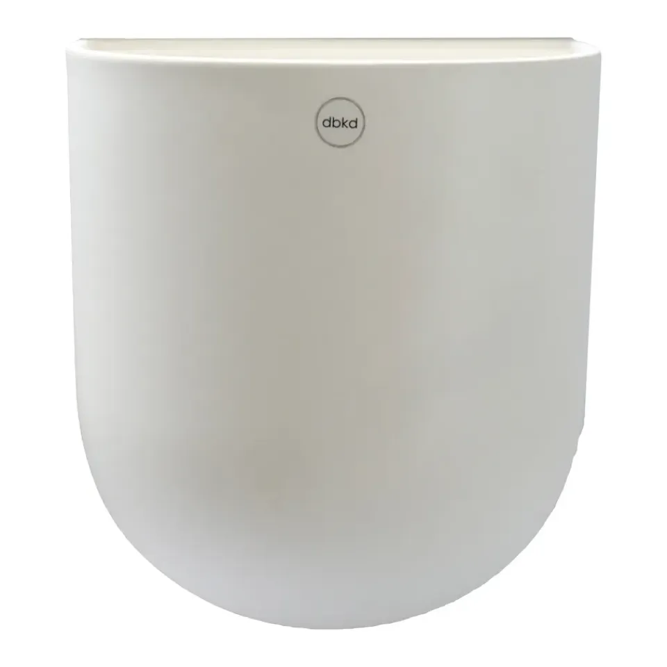 Cache-Pots<DBKD Suspension pot de fleur blanc Cut, x-Large