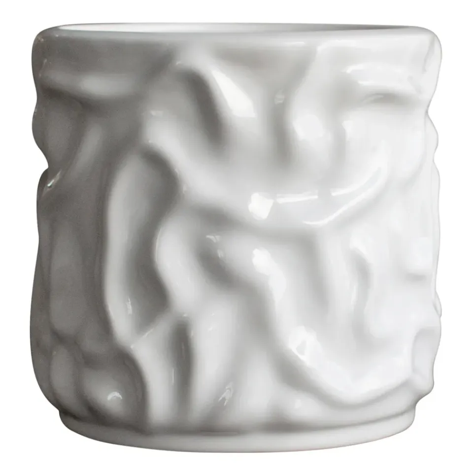 Cache-Pots<DBKD Swoon cache-pot Ø15 cm, Blanc brillant
