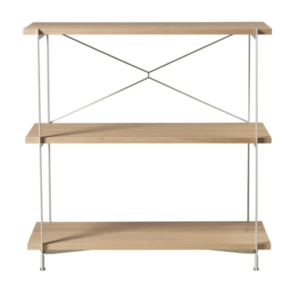 Étagères & Systèmes De Rayonnage<FDB Møbler Système d'étagères A91 Nordhavn, Oak nature lacquered Silk Grey LS