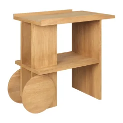 Commodes & Buffets<Kristina Dam Studio Table d'appoint Axis 42x80 cm, Chêne verni chaud
