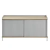 Meubles Tv & Media|Commodes & Buffets<Muuto Table d'appoint Enfold, basse 125x45x63 cm, chêne, gris