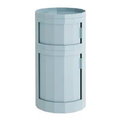 Vitrines & Présentoirs<HAY Table d’appoint Facet Cabinet 110, Misty blue