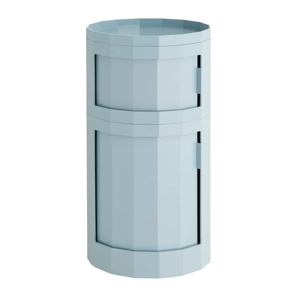Vitrines & Présentoirs<HAY Table d’appoint Facet Cabinet 110, Misty blue